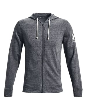 Under Armour -Konkurrent Terry Mens Grey Track Jacke