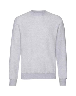 Fruit of the Loom - "Classic" Sweatshirt Eingesetzt für Herren/Damen Unisex (Grau meliert)