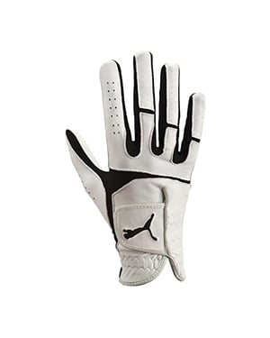 Puma Right Hand Leder Flex Lite Performance Golfhandschuh Womens Weiß 908184 01