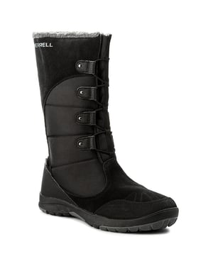 Merrell Monarch Tall Kids Black Stiefel