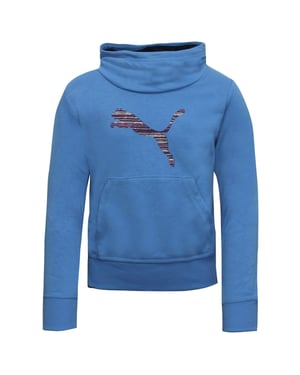 Puma Fun td Blue Junior -Kapuze -Schweiß
