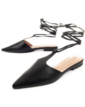 Montevita Ballerine Peca in Schwarz