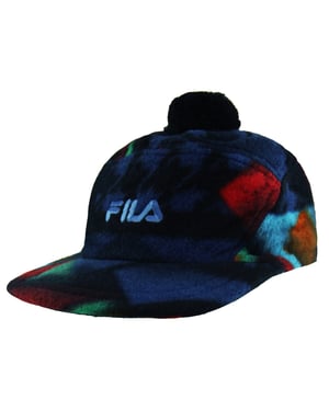Fila Fleece Pom Pom Damen Marineblaue Mütze
