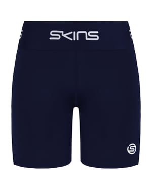 Skins Series-1 Damen-Shorts, Marineblau, Half Tights