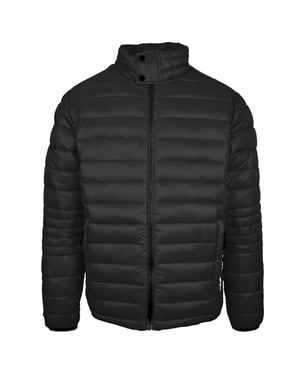 Plein Sport Einfache Gepolsterte Schwarze Jacke