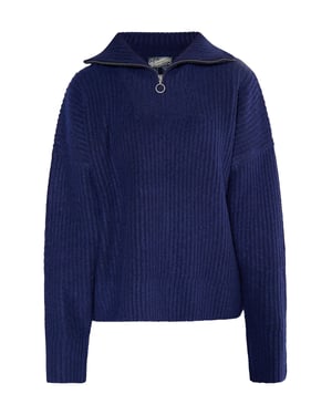 Dreimaster Rippstrick-Troyer Damen Marine