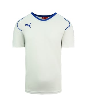 Puma v5.08 Kurzarm runden Hals weißer Männer Fußballtop 700471 13