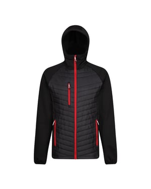 Regatta - "Navigate" Hybridjacke für Herren (Schwarz/Rot)