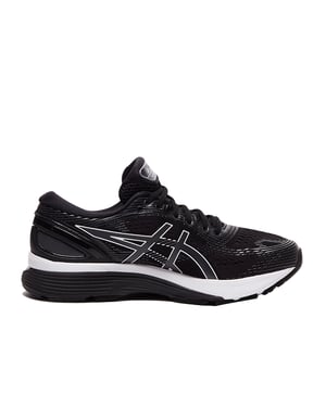 Asics Gel Nimbus 21 Lace-Up Schwarz Synthetik Herren Running Trainer 1011A169_001