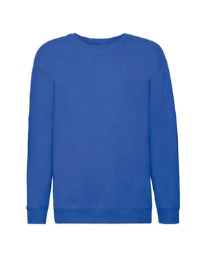 Fruit of the Loom - "Premium" Sweatshirt Überschnittene Schulter für Kinder (Königsblau)