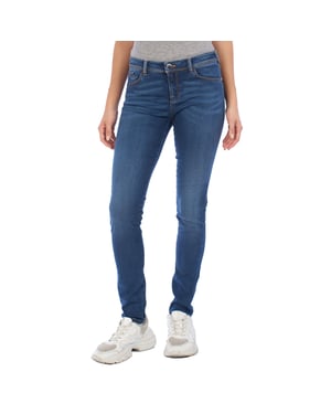 Röhrenjeans mittlerer Leibhöhe 3K2J28 Damen