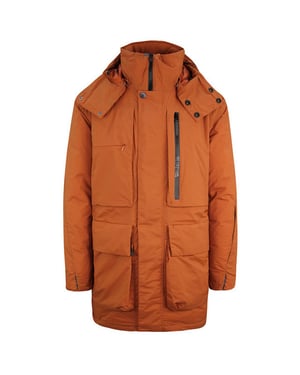Jack Wolfskin Tech Lab Herren Brown Field Parka Mantel