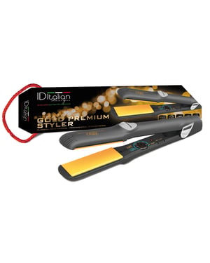 GLÄTTEISEN MIT KERAMIK-PLATTEN GOLD PREMIUM STYLER
65 W
