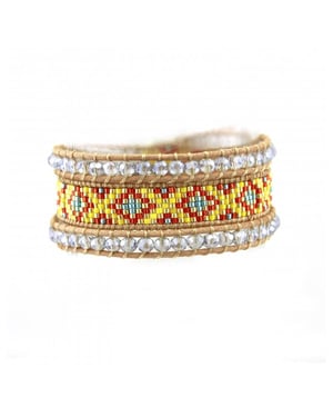 Edyna Ethnische Armbänder - Gelb