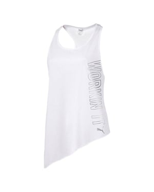 Puma ACE Slogan Damen-Weste in Weiß