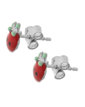 Orphelia 'Apfel' Ohrstecker aus 925er Sterlingsilber für Kinder - Silber ZO-7149