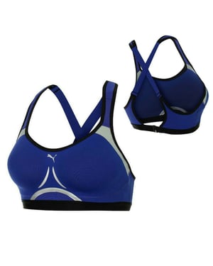 Puma Pwrshape Damen-Sport-BH, blau