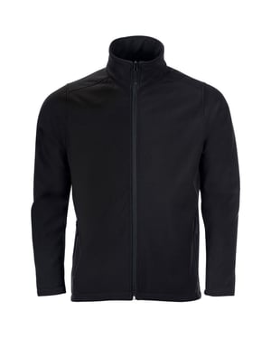 SOLS Herren Race Full Zip Wasserabweisende Softshell Jacke (Schwarz)