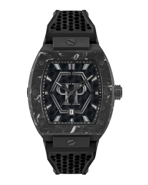 Philipp Plein The Hexagon Phantom Schwarz Herren Armbanduhr PWPUA0624