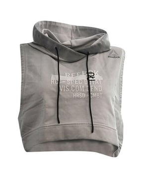 Reebok Combat Glory ärmellose graues Training Kumpelhaube - Frauen