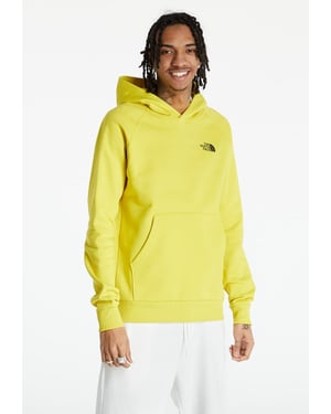The North Face Mens Reglan Red Box Hoodie in gelb