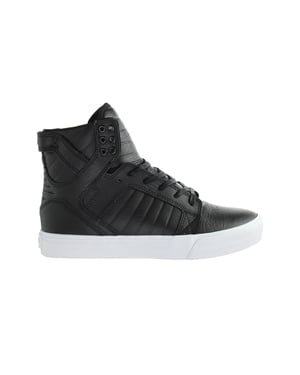 Supra Skytop Black/White Black Herren Trainer