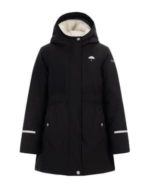 Schmuddelwedda Winterjacke Mädchen Schwarz