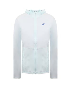 Brooks Canopy Damen Hellblaue Laufjacke