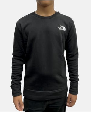 The North Face Jugend Crew Sweatshirt in Schwarz
