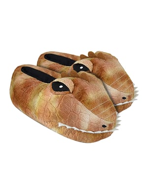 Kinder / Kinder Plüsch 3D Dinosaurier Kopf Hausschuhe