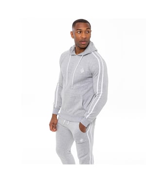 Gestreifter Herren Pullover Hoodie