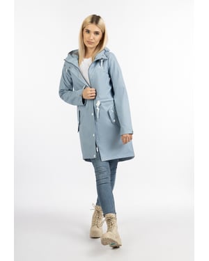 ICEBOUND Regenmantel Damen Hellblau