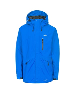 Trespass Mens Corvo Hooded Full Zip wasserdichte Jacke / Mantel