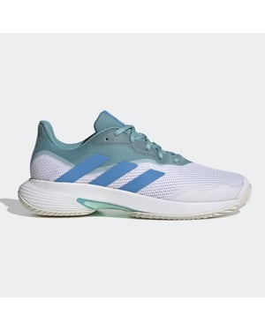 Adidas Courtjam Control Mens White Tennis Trainer