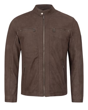 Rock Creek Lederjacke Dunkelbraun