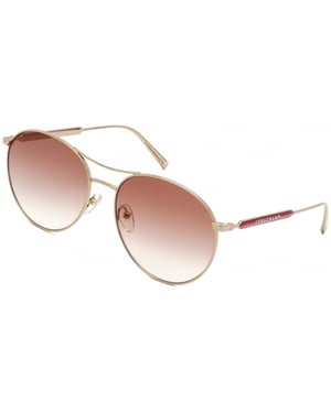 Longchamp Sonnenbrille Rose Gold / Gradient Rot