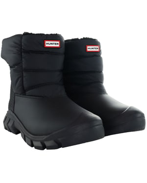 Hunter Interpid Kinder Schneestiefel in Schwarz