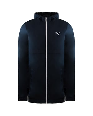 Puma Solid Herren Windbreaker-Jacke in dunklem Schiefergrau