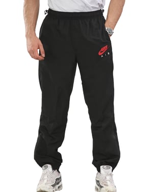 Nike Air Herren Light Weight Woven Track Pants Schwarz