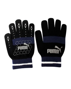Puma Nr. 1 Logo Katze Magie Winter Unisex Handschuhe 7G Schwarz Blau 041504 01