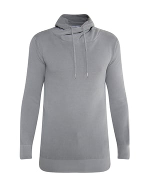 Mo Strick Pullover Herren Grau
