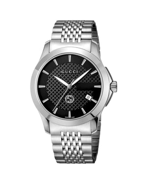 Gucci YA1264106 Dive schwarzes Zifferblatt Herrenuhr