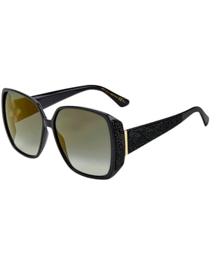 Jimmy Choo Cloe 807 FQ schwarze Sonnenbrille