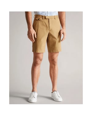 Short Ashfrd Chino Ted Baker Pour Homme en Brun Roux