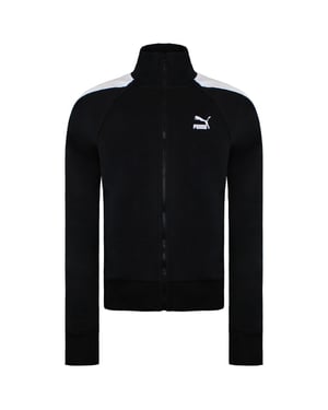 Puma Classics T7 Schwarze Trainingsjacke für Damen
