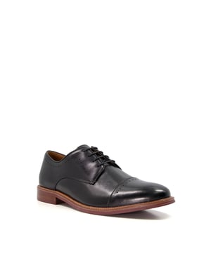 Dune Savion Leder-Herrenschuhe In Schwarz-Oxford-Stil