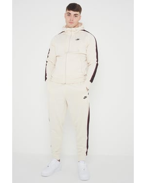 Nike Herren Tribute Poly Trainingsanzug in Creme
