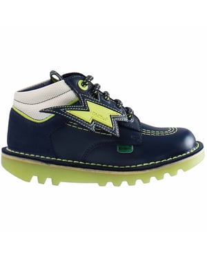 Kicker Hi Bolt Classic Kids Navy Stiefel