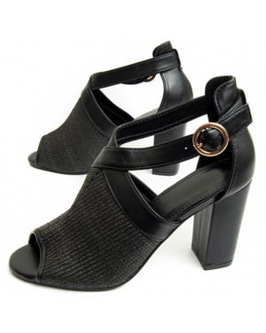 Montevita Absatzsandale Avara in Schwarz