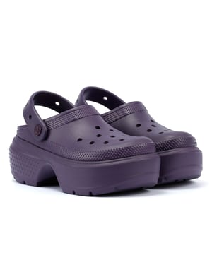 Crocs Stomp Frauen Dark Iris Clogs